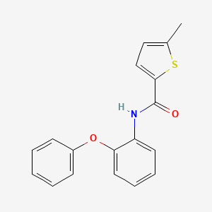 5-methyl-N-(2-phenoxyphenyl)thiophene-2-carboxamide