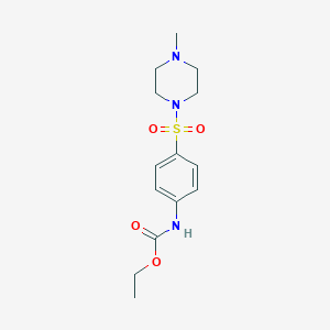 ethyl {4-[(4-methyl-1-piperazinyl)sulfonyl]phenyl}carbamate