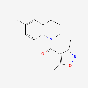 (3,5-DIMETHYL-4-ISOXAZOLYL)[6-METHYL-3,4-DIHYDRO-1(2H)-QUINOLINYL]METHANONE