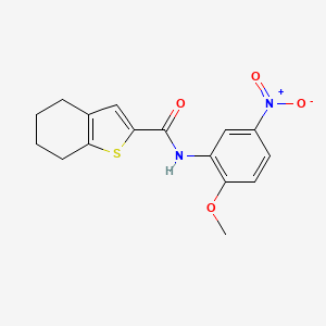 N-(2-methoxy-5-nitrophenyl)-4,5,6,7-tetrahydro-1-benzothiophene-2-carboxamide