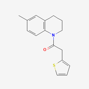 1-[6-METHYL-3,4-DIHYDRO-1(2H)-QUINOLINYL]-2-(2-THIENYL)-1-ETHANONE