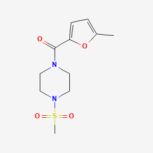 (5-METHYL-2-FURYL)[4-(METHYLSULFONYL)PIPERAZINO]METHANONE