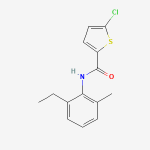 5-chloro-N-(2-ethyl-6-methylphenyl)thiophene-2-carboxamide