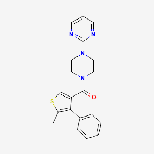 (5-Methyl-4-phenylthiophen-3-yl)-(4-pyrimidin-2-ylpiperazin-1-yl)methanone