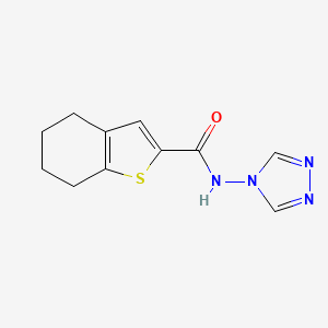 N-(4H-1,2,4-Triazol-4-yl)-4,5,6,7-tetrahydrobenzo[b]thiophene-2-carboxamide