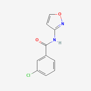 3-chloro-N-(1,2-oxazol-3-yl)benzamide