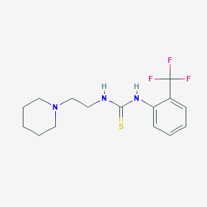 N-[2-(1-piperidinyl)ethyl]-N'-[2-(trifluoromethyl)phenyl]thiourea