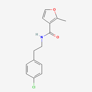 N-[2-(4-chlorophenyl)ethyl]-2-methylfuran-3-carboxamide