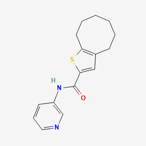 N-(PYRIDIN-3-YL)-4H5H6H7H8H9H-CYCLOOCTA[B]THIOPHENE-2-CARBOXAMIDE