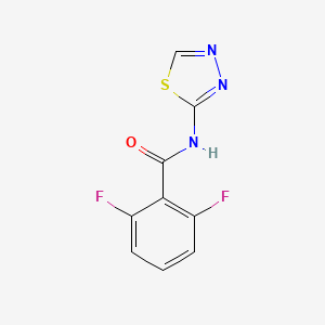 molecular formula C9H5F2N3OS B3491793 2,6-difluoro-N-(1,3,4-thiadiazol-2-yl)benzamide 