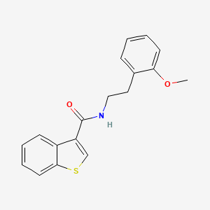 N-[2-(2-methoxyphenyl)ethyl]-1-benzothiophene-3-carboxamide