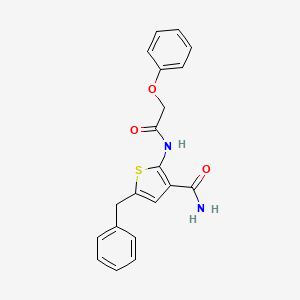 5-BENZYL-2-[(2-PHENOXYACETYL)AMINO]-3-THIOPHENECARBOXAMIDE