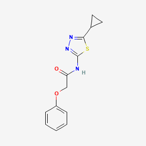 N-(5-cyclopropyl-1,3,4-thiadiazol-2-yl)-2-phenoxyacetamide