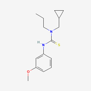 1-(Cyclopropylmethyl)-3-(3-methoxyphenyl)-1-propylthiourea