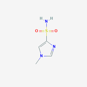 molecular formula C4H7N3O2S B034921 1-甲基咪唑-4-磺酰胺 CAS No. 111124-90-4