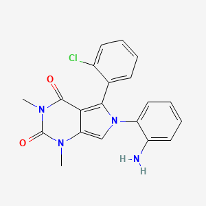 6-(2-aminophenyl)-5-(2-chlorophenyl)-1,3-dimethyl-1H-pyrrolo[3,4-d]pyrimidine-2,4(3H,6H)-dione