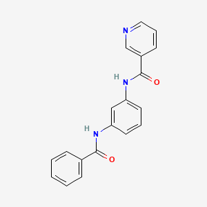 N-(3-benzamidophenyl)pyridine-3-carboxamide