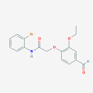 N-(2-bromophenyl)-2-(2-ethoxy-4-formylphenoxy)acetamide