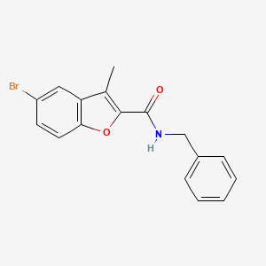 N-benzyl-5-bromo-3-methyl-1-benzofuran-2-carboxamide