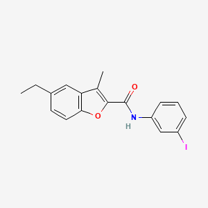 5-ethyl-N-(3-iodophenyl)-3-methyl-1-benzofuran-2-carboxamide