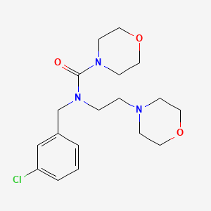 N-(3-chlorobenzyl)-N-[2-(4-morpholinyl)ethyl]-4-morpholinecarboxamide