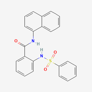 N-1-naphthyl-2-[(phenylsulfonyl)amino]benzamide