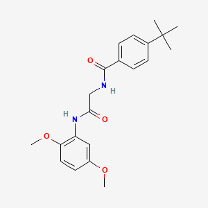 4-tert-butyl-N-{2-[(2,5-dimethoxyphenyl)amino]-2-oxoethyl}benzamide