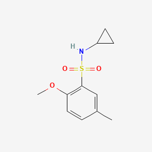 N-cyclopropyl-2-methoxy-5-methylbenzenesulfonamide