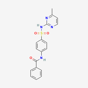 N-{4-[(4-methylpyrimidin-2-yl)sulfamoyl]phenyl}benzamide