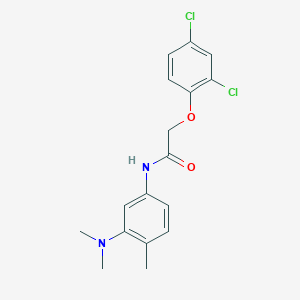 2-(2,4-dichlorophenoxy)-N-[3-(dimethylamino)-4-methylphenyl]acetamide