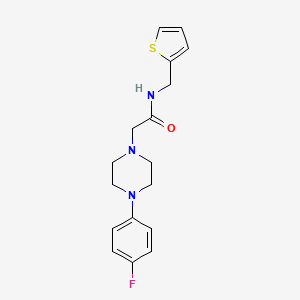 2-[4-(4-fluorophenyl)-1-piperazinyl]-N-(2-thienylmethyl)acetamide