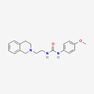 N-[2-(3,4-dihydro-2(1H)-isoquinolinyl)ethyl]-N'-(4-methoxyphenyl)urea