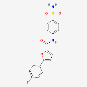 5-(4-fluorophenyl)-N-(4-sulfamoylphenyl)furan-2-carboxamide