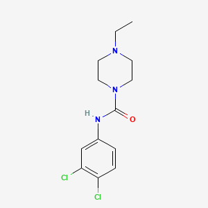 N-(3,4-dichlorophenyl)-4-ethylpiperazine-1-carboxamide