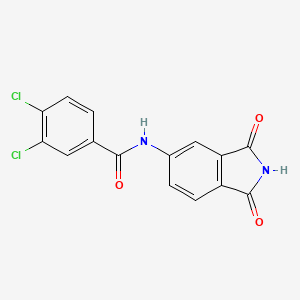 3,4-dichloro-N-(1,3-dioxo-2,3-dihydro-1H-isoindol-5-yl)benzamide