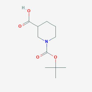 molecular formula C11H19NO4 B349332 1-Boc-哌啶-3-羧酸 CAS No. 84358-12-3