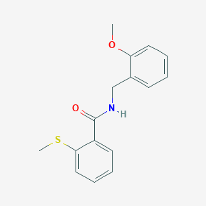 N-(2-methoxybenzyl)-2-(methylthio)benzamide