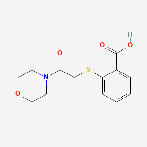 2-{[2-(4-morpholinyl)-2-oxoethyl]thio}benzoic acid