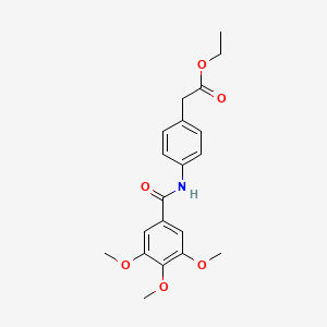 ethyl {4-[(3,4,5-trimethoxybenzoyl)amino]phenyl}acetate