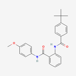 2-(4-TERT-BUTYLBENZAMIDO)-N-(4-METHOXYPHENYL)BENZAMIDE