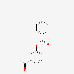 molecular formula C18H18O3 B3493560 3-Formylphenyl 4-tert-butylbenzoate, AldrichCPR 