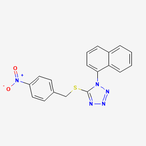 1-(1-naphthyl)-5-[(4-nitrobenzyl)thio]-1H-tetrazole