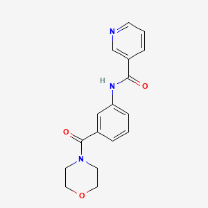 N-[3-(4-morpholinylcarbonyl)phenyl]nicotinamide