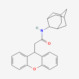 N~1~-(2-ADAMANTYL)-2-(9H-XANTHEN-9-YL)ACETAMIDE