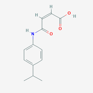 molecular formula C13H15NO3 B349367 (Z)-4-氧代-4-(4-丙-2-基苯胺)丁-2-烯酸 CAS No. 1089327-68-3