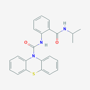 N-{2-[(PROPAN-2-YL)CARBAMOYL]PHENYL}-10H-PHENOTHIAZINE-10-CARBOXAMIDE