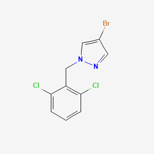 molecular formula C10H7BrCl2N2 B3493927 4-bromo-1-(2,6-dichlorobenzyl)-1H-pyrazole CAS No. 957400-34-9