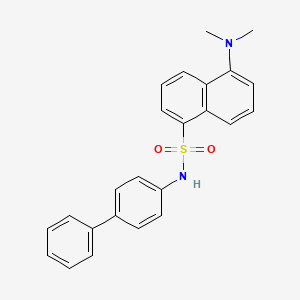 5-(dimethylamino)-N-(4-phenylphenyl)naphthalene-1-sulfonamide