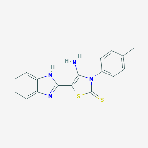 4-amino-5-(1H-benzimidazol-2-yl)-3-(4-methylphenyl)-1,3-thiazole-2(3H)-thione
