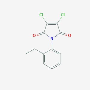 molecular formula C12H9Cl2NO2 B349426 3,4-dichloro-1-(2-ethylphenyl)-1H-pyrrole-2,5-dione CAS No. 462070-10-6